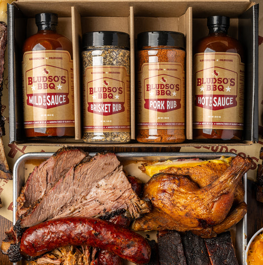 Bludso's Barbeque Sauce & Rub Gift Set - 4 Pack