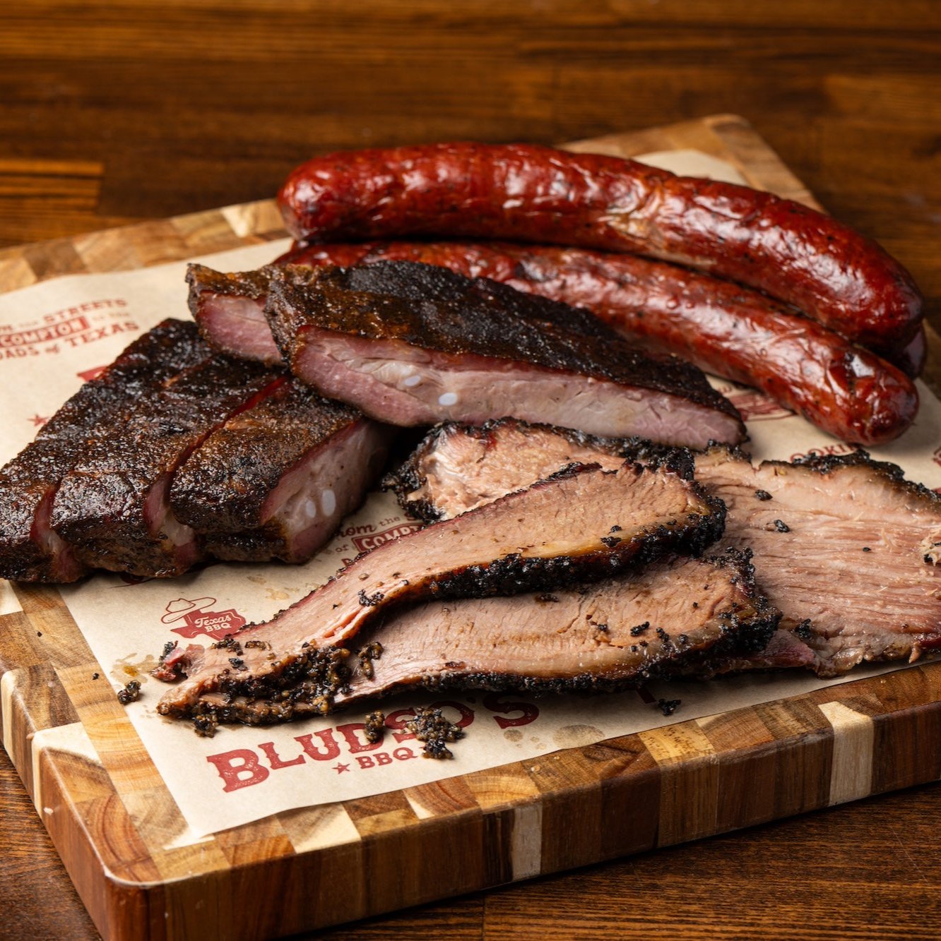 Mini Trinity BBQ Combo - Brisket, Ribs, & Links