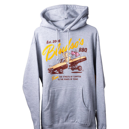 Grey Cow Driver Hoodie