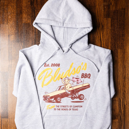 Grey Cow Driver Hoodie